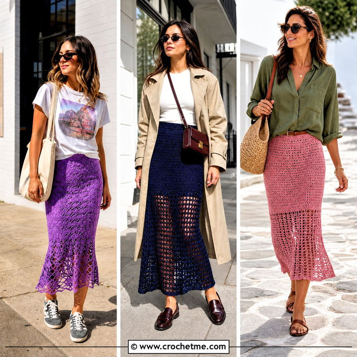 30 Crochet Elle Skirt Outfit Ideas for Feminine Summer Style