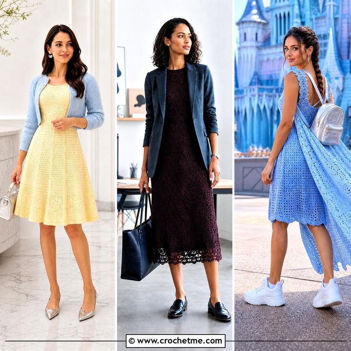 30 Crochet Elsa Dress Outfit Ideas for Magical Party Style