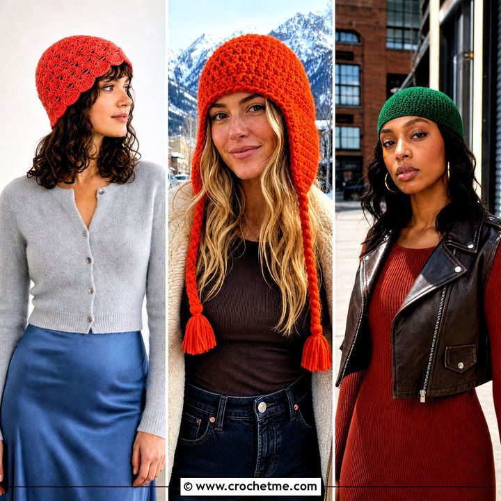 30 Crochet Fall Beanie Outfit Ideas for Cozy Seasonal Style