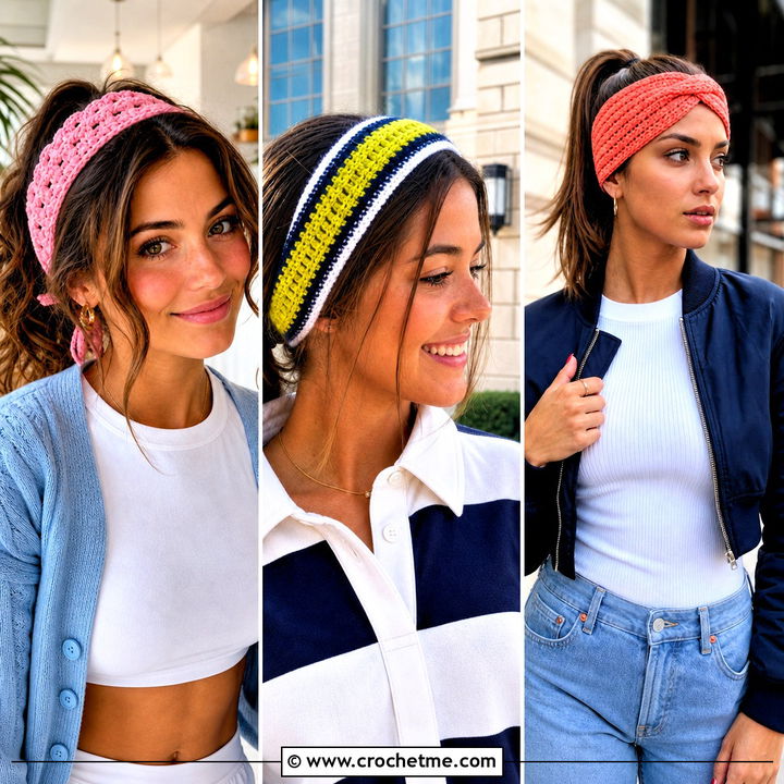 30 Crochet Fall Headband Outfit Ideas for Chic Autumn Style