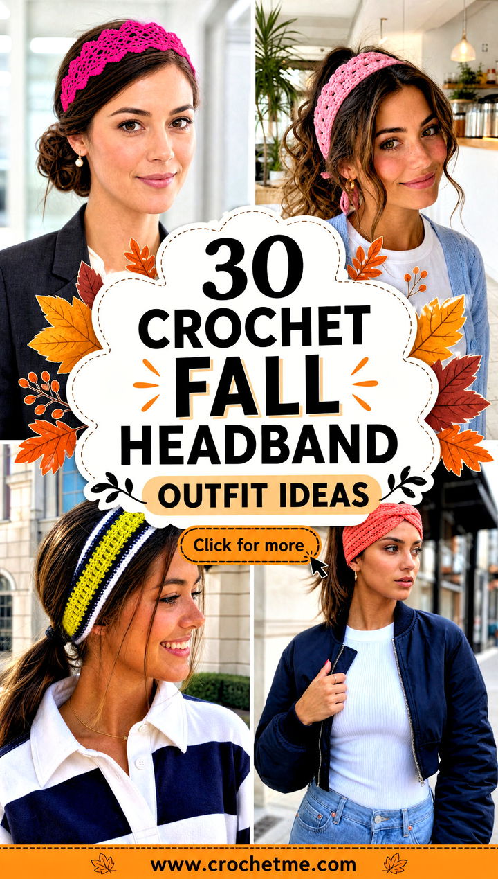 30 crochet fall headband outfit ideas - 30 crochet fall headband outfit ideas