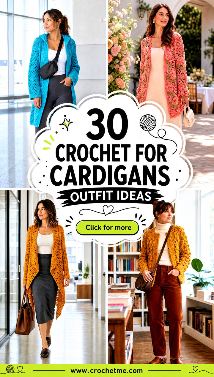 30 crochet for cardigans outfit ideas - 30 crochet for cardigans outfit ideas