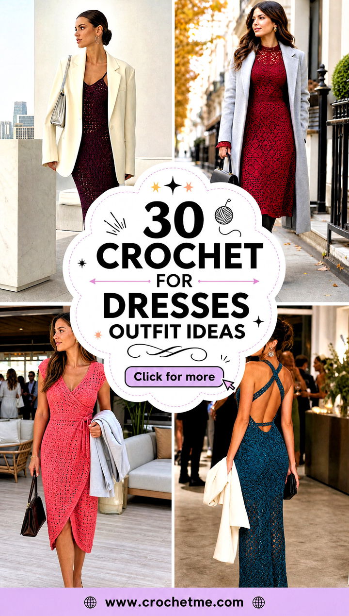 30 crochet for dresses outfit ideas - 30 crochet for dresses outfit ideas