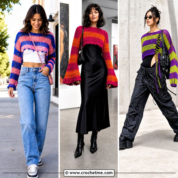 30 Crochet Freddy Krueger Sweater Outfit Ideas for Horror Fans