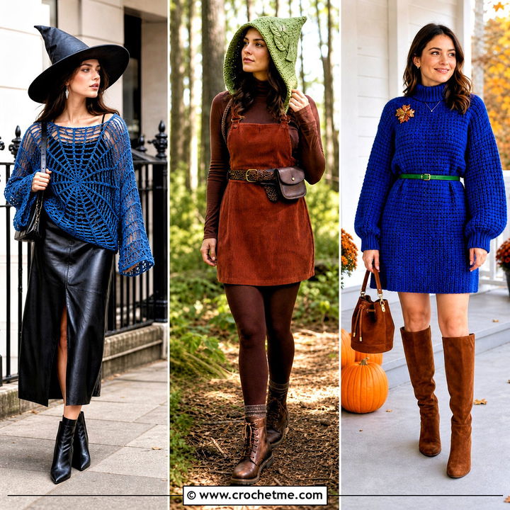30 Crochet Halloween Outfit Ideas for Spooky Season Style
