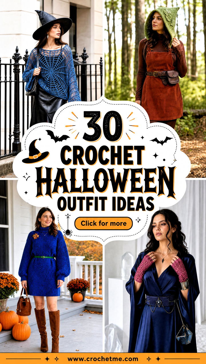 30 crochet halloween outfit ideas - 30 crochet halloween outfit ideas