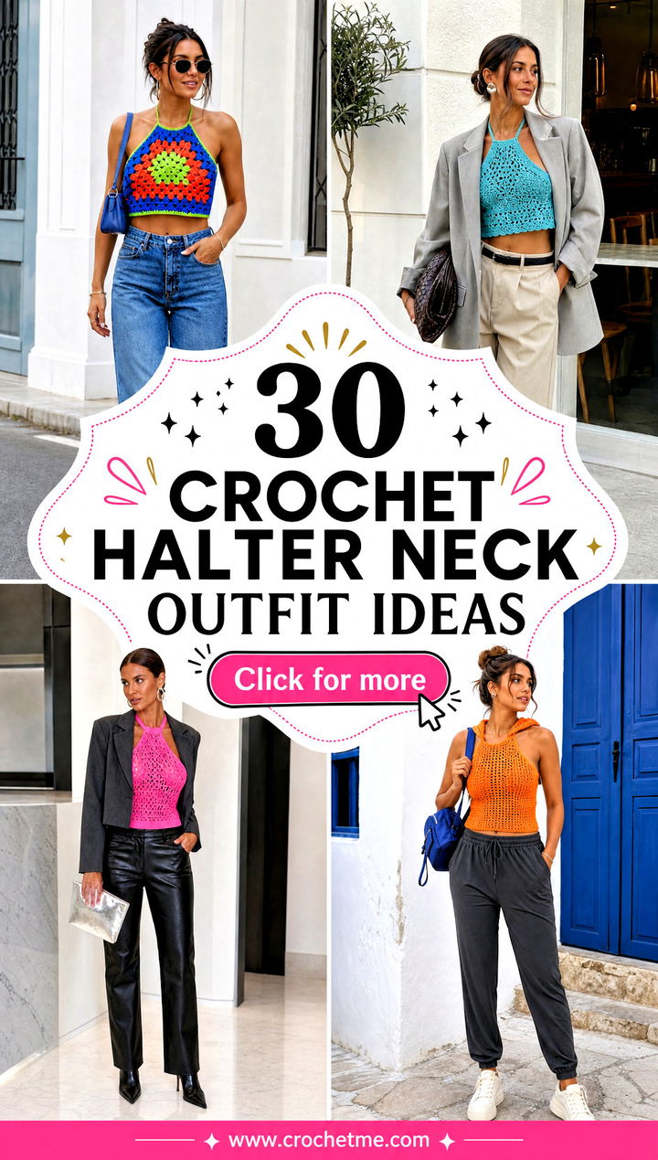 30 crochet halter neck outfit ideas - 30 crochet halter neck outfit ideas