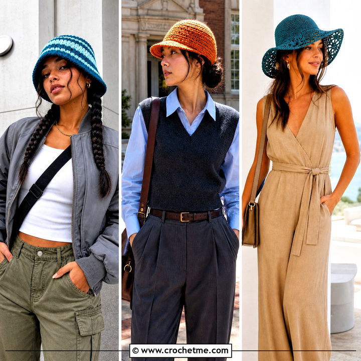 30 Crochet Hat With Hair Outfit Ideas for Standout Looks