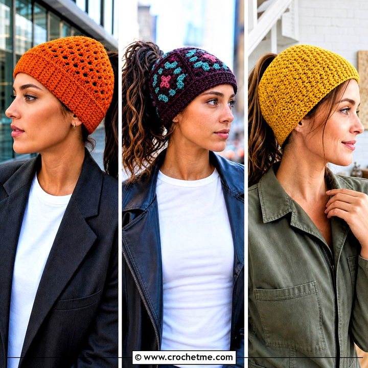 30 Crochet Hat With Ponytail Hole Outfit Ideas for Busy Days