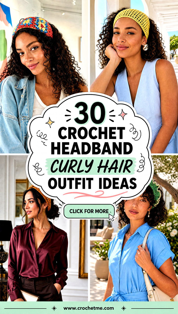 30 crochet headband curly hair outfit ideas - 30 crochet headband curly hair outfit ideas