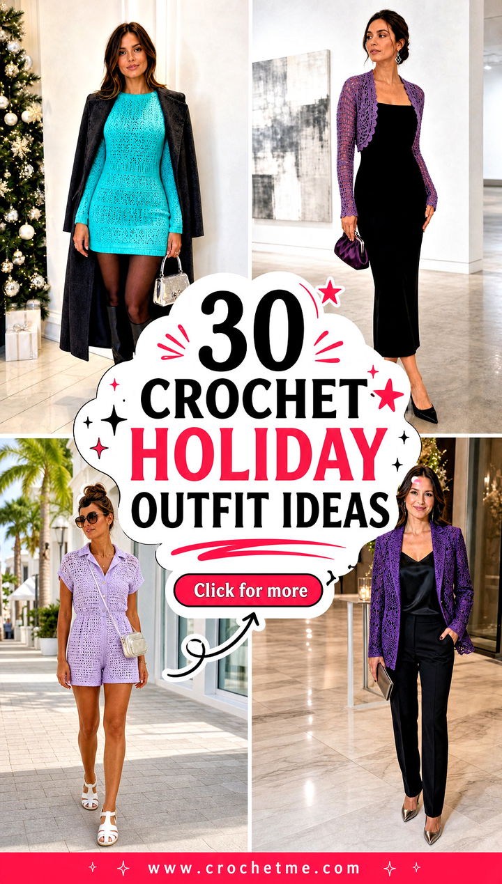 30 crochet holiday outfit ideas - 30 crochet holiday outfit ideas