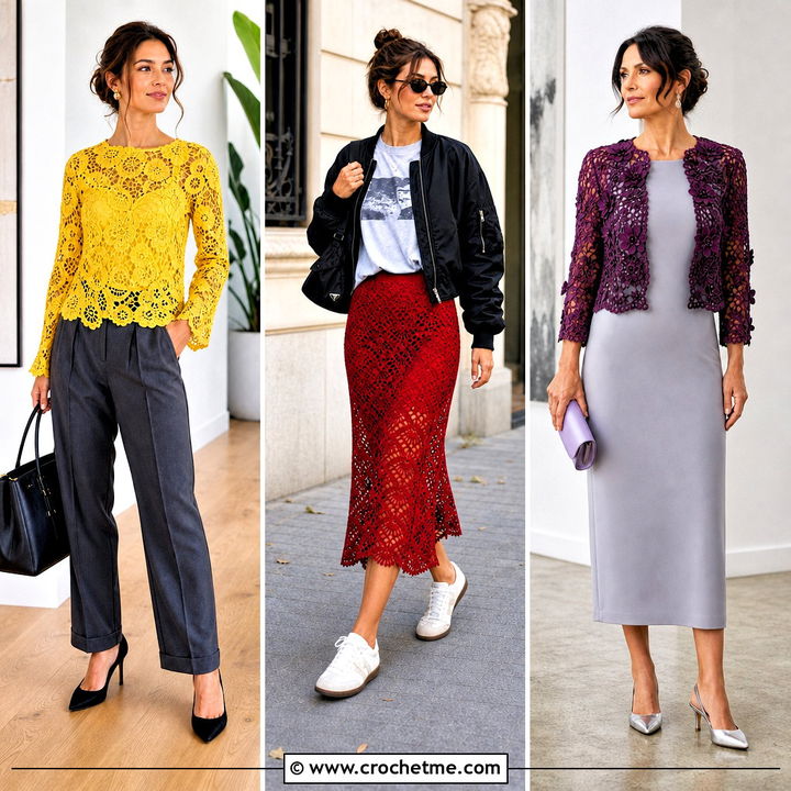 30 Crochet Lace Clothes and Outfit Ideas for Romantic Style