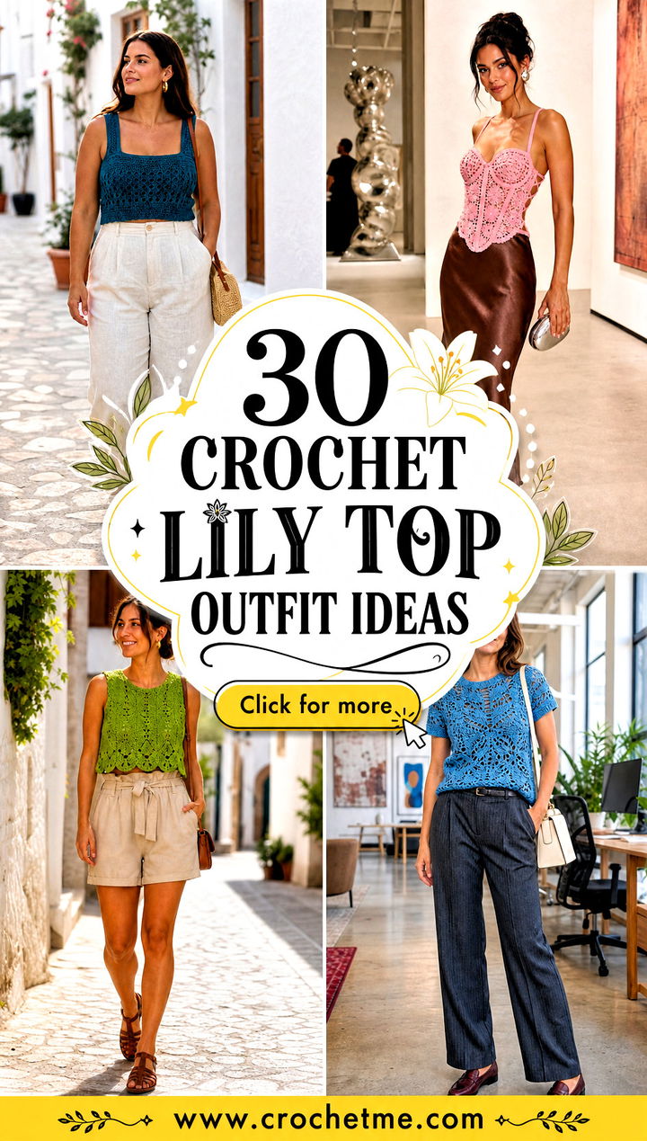 30 crochet lily top outfit ideas - 30 crochet lily top outfit ideas