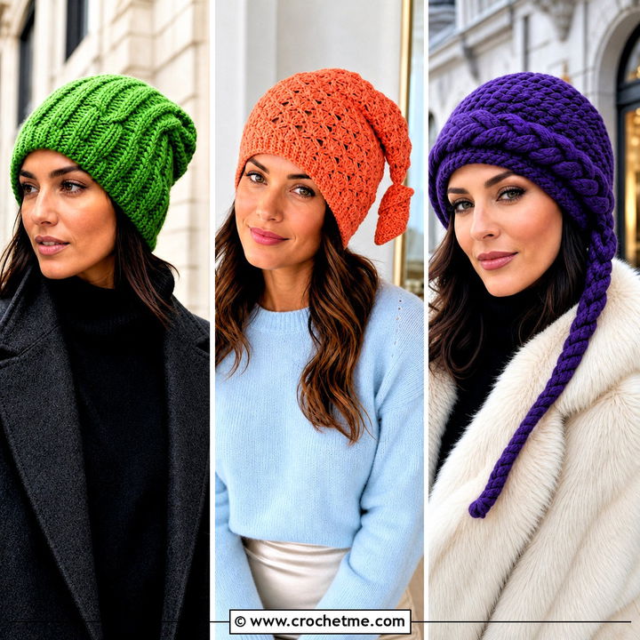 30 Crochet Long Hat Outfit Ideas for Cozy Winter Style Now