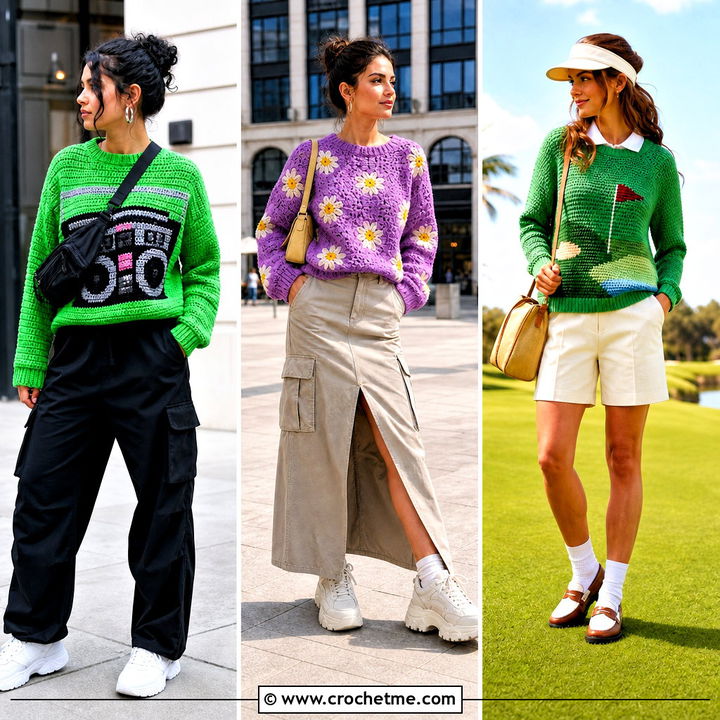 30 Crochet Mabel Pines Sweater Outfit Ideas for Quirky Fans