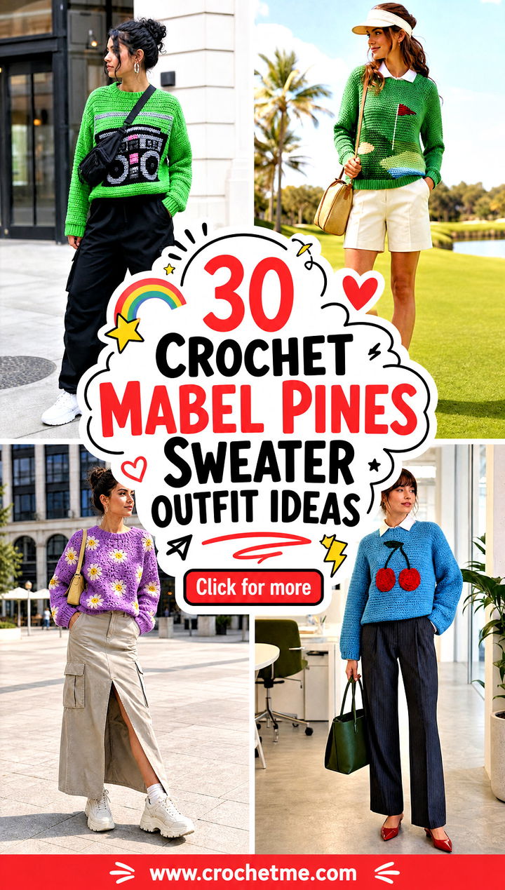 30 crochet mabel pines sweater outfit ideas - 30 crochet mabel pines sweater outfit ideas