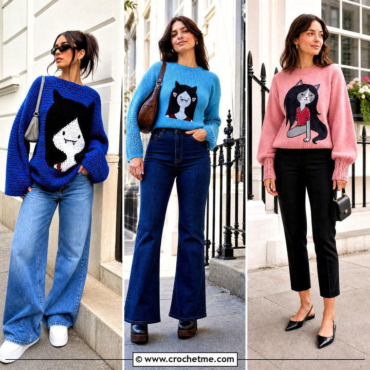 30 Crochet Marceline Sweater Outfit Ideas for Bold Cartoon Fans
