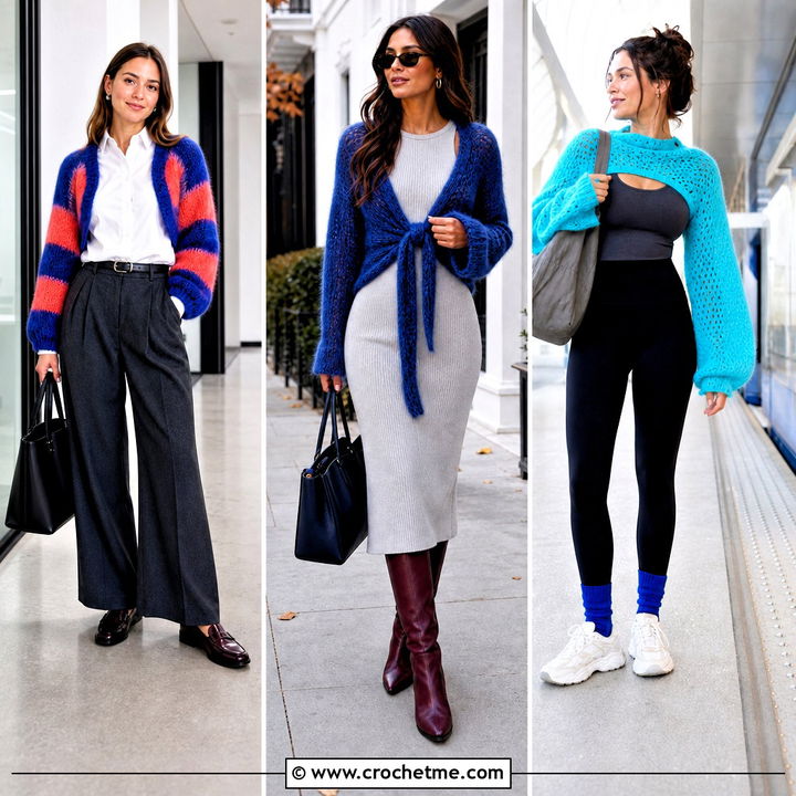 30 Crochet Mohair Bolero Outfit Ideas for Cozy Chic Layers