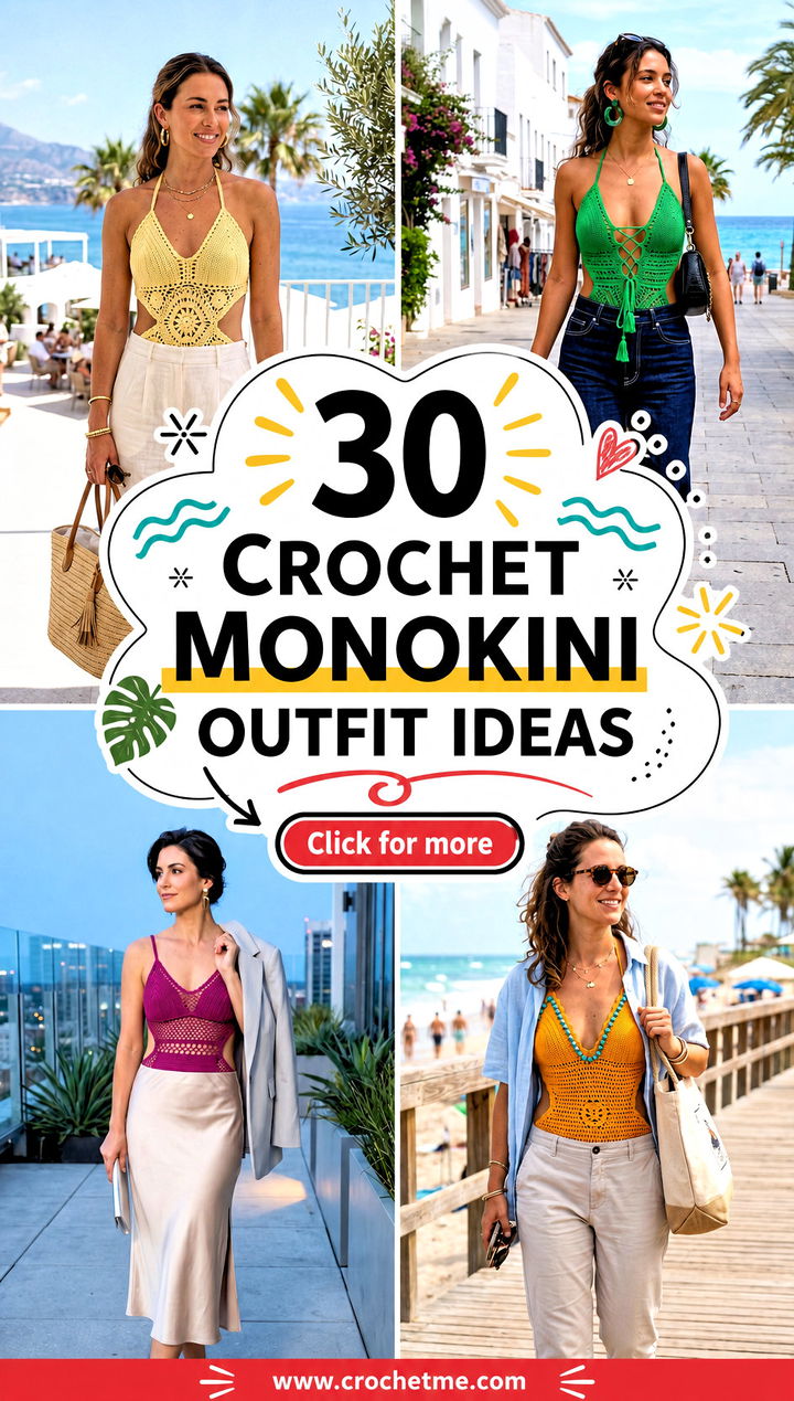 30 crochet monokini outfit ideas - 30 crochet monokini outfit ideas