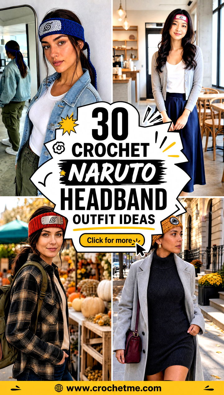 30 crochet naruto headband outfit ideas - 30 crochet naruto headband outfit ideas