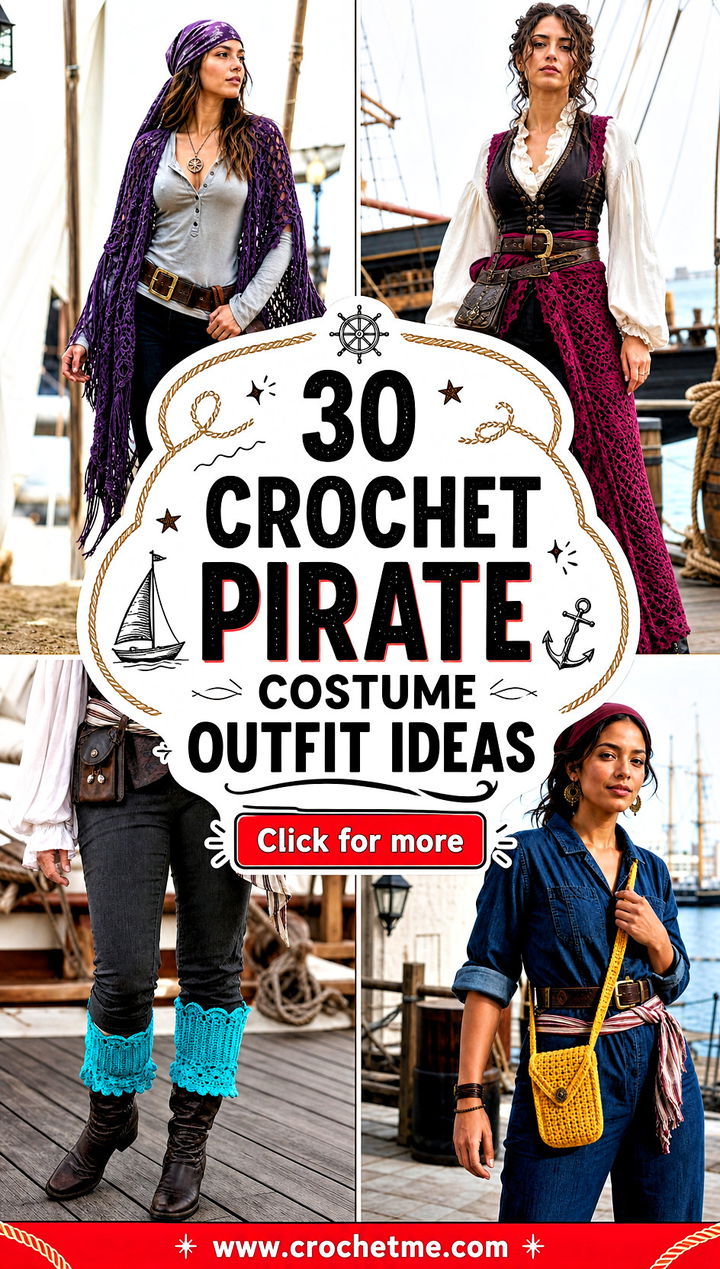 30 crochet pirate costume outfit ideas - 30 crochet pirate costume outfit ideas