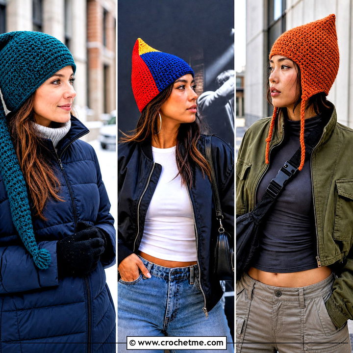 30 Crochet Pixie Hat Outfit Ideas for Whimsical Festival Looks
