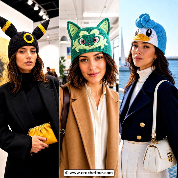 30 Crochet Pokemon Beanie Outfit Ideas for Fans and Gamers