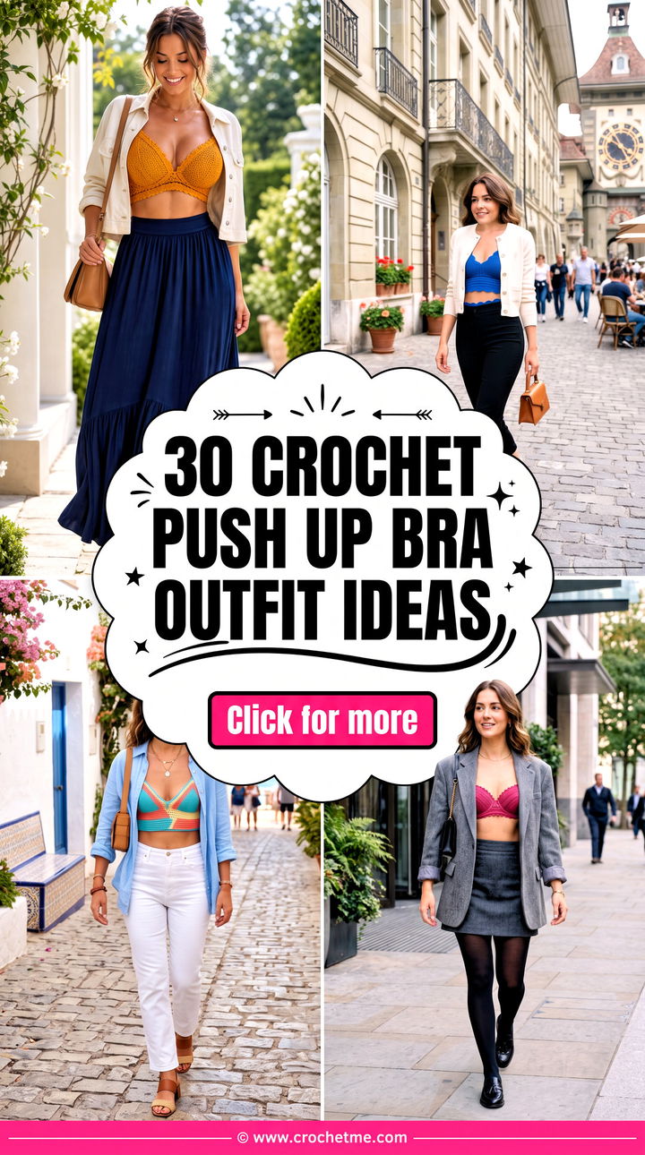 30 crochet push up bra outfit ideas - 30 crochet push up bra outfit ideas