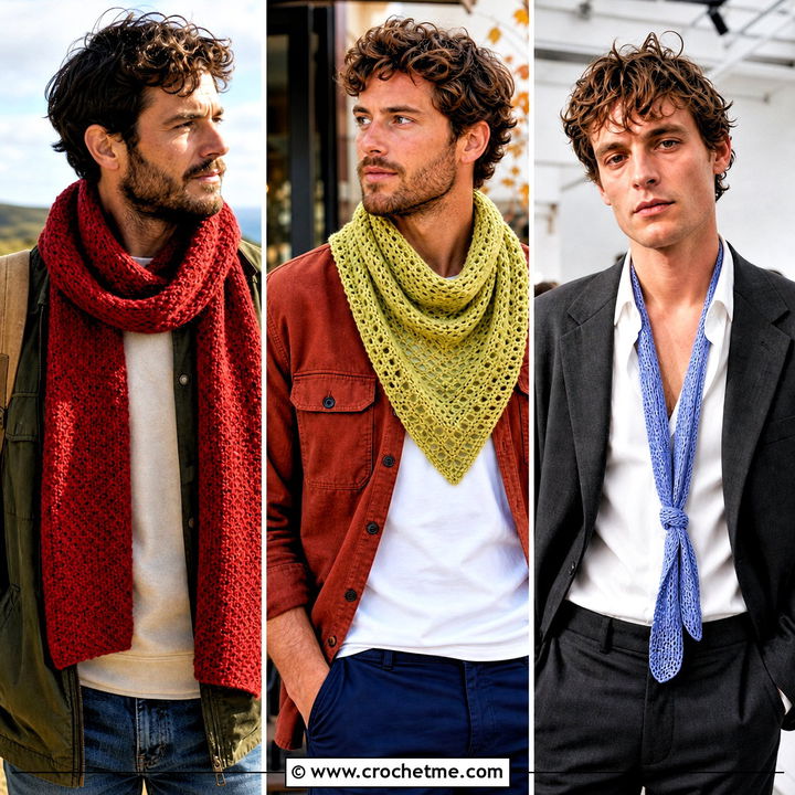 30 Crochet Scarf Ideas for Men: Warm, Stylish Looks for Winter