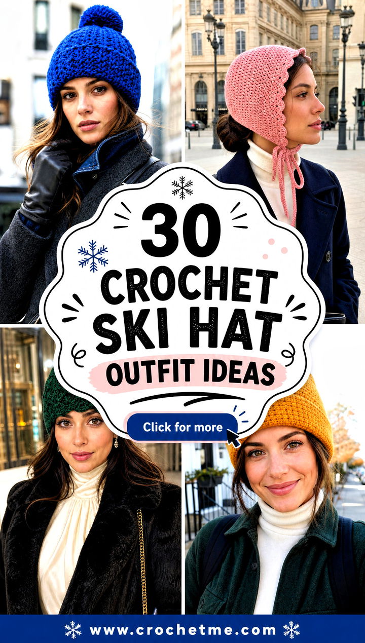 30 crochet ski hat outfit ideas - 30 crochet ski hat outfit ideas