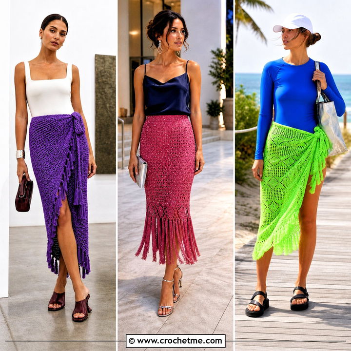 30 Crochet Skirt With Tassels Outfit Ideas for Boho Summer Style