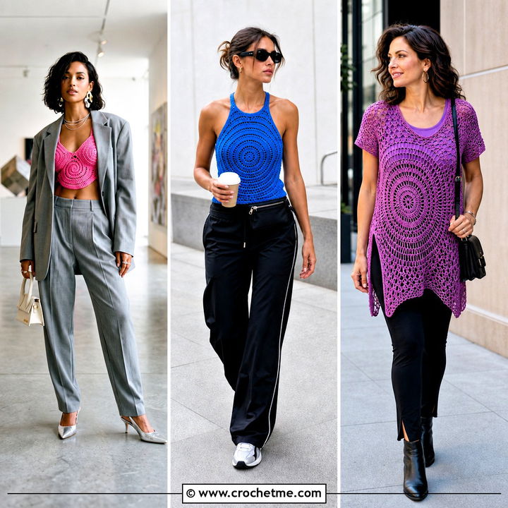 30 Crochet Spiral Top Outfit Ideas for Unique Festival Style