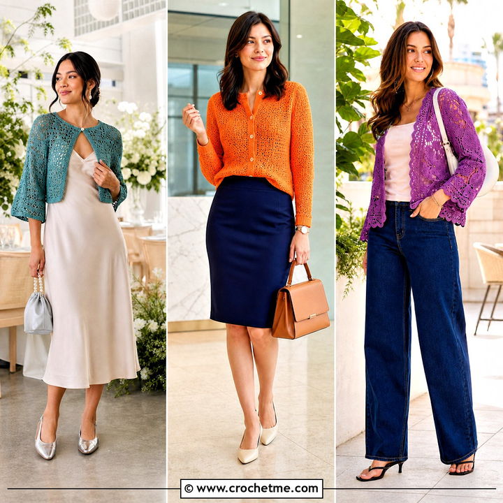 30 Crochet Spring Cardigan Outfit Ideas for Breezy Days
