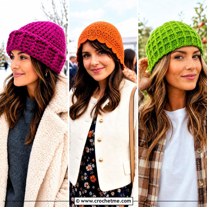 30 Crochet Stocking Cap Outfit Ideas for Cozy Winter Style