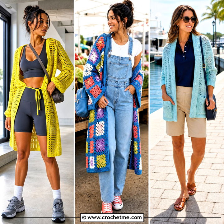 30 Crochet Summer Wrap Outfit Ideas for Breezy Beach Style