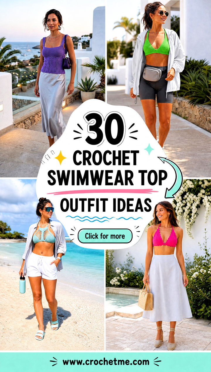 30 crochet swimwear top outfit ideas - 30 crochet swimwear top outfit ideas