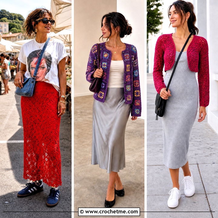 30 Crochet Thread Clothes and Outfit Ideas for Delicate Style