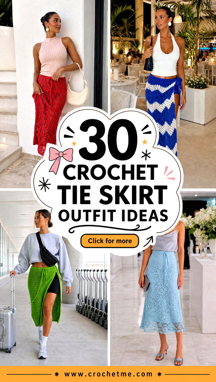 30 crochet tie skirt outfit ideas - 30 crochet tie skirt outfit ideas