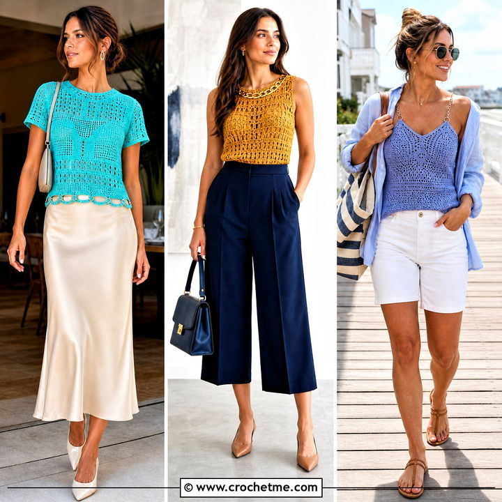 30 Crochet Top With Chains Outfit Ideas for Bold Festival Style