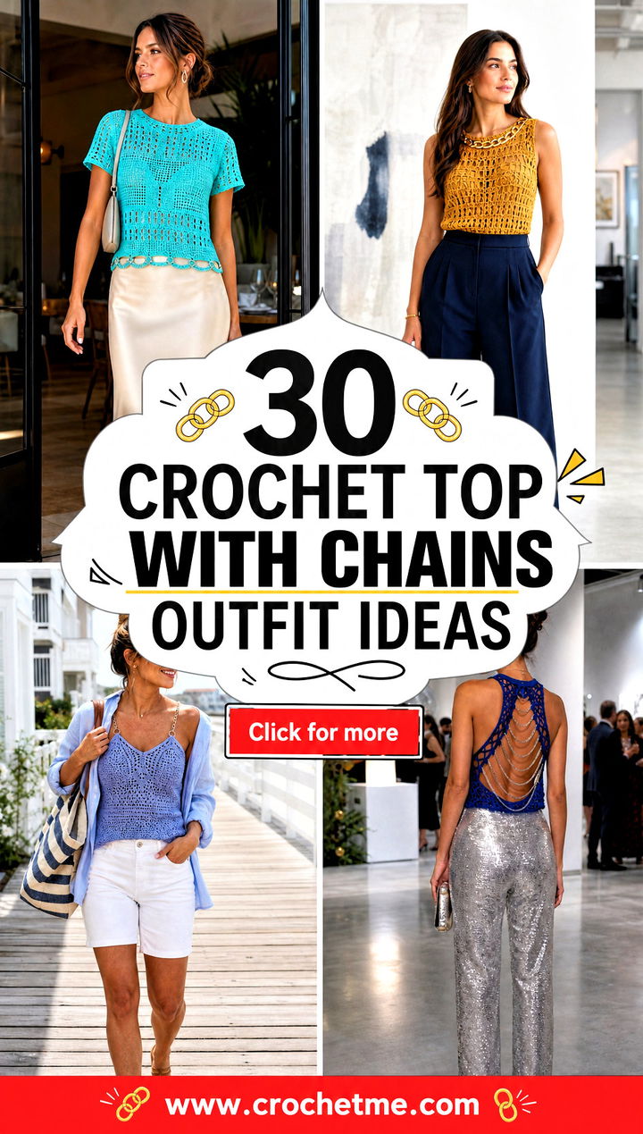 30 crochet top with chains outfit ideas - 30 crochet top with chains outfit ideas