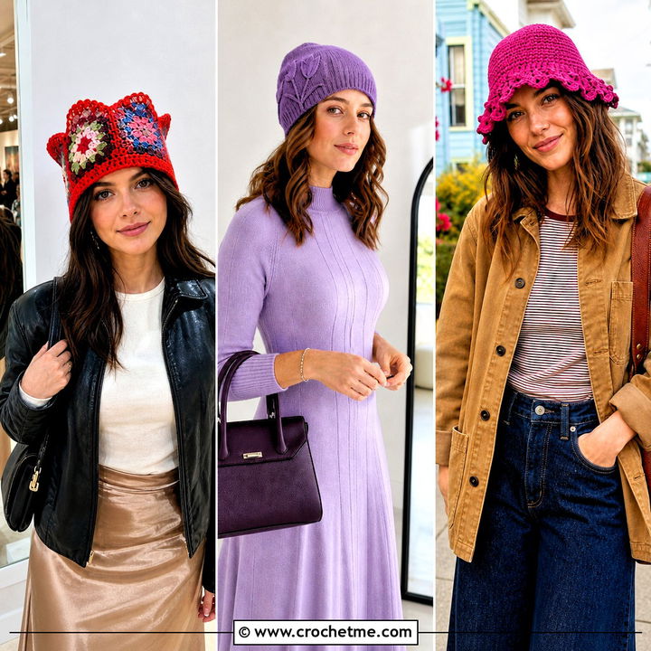30 Crochet Tulip Hat Outfit Ideas for Playful Spring Style