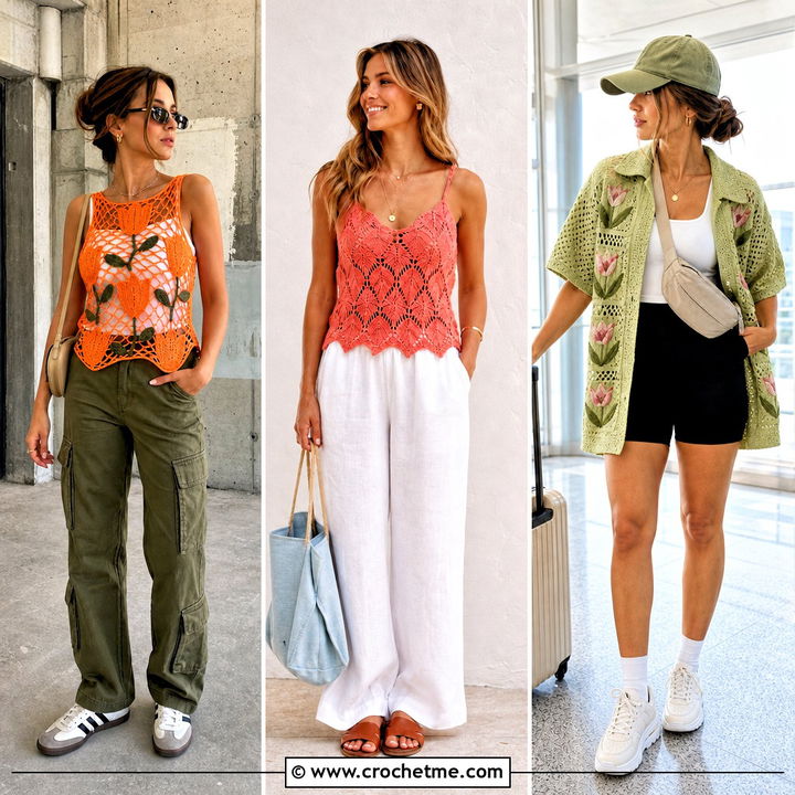 30 Crochet Tulip Top Outfit Ideas for Fresh Summer Looks