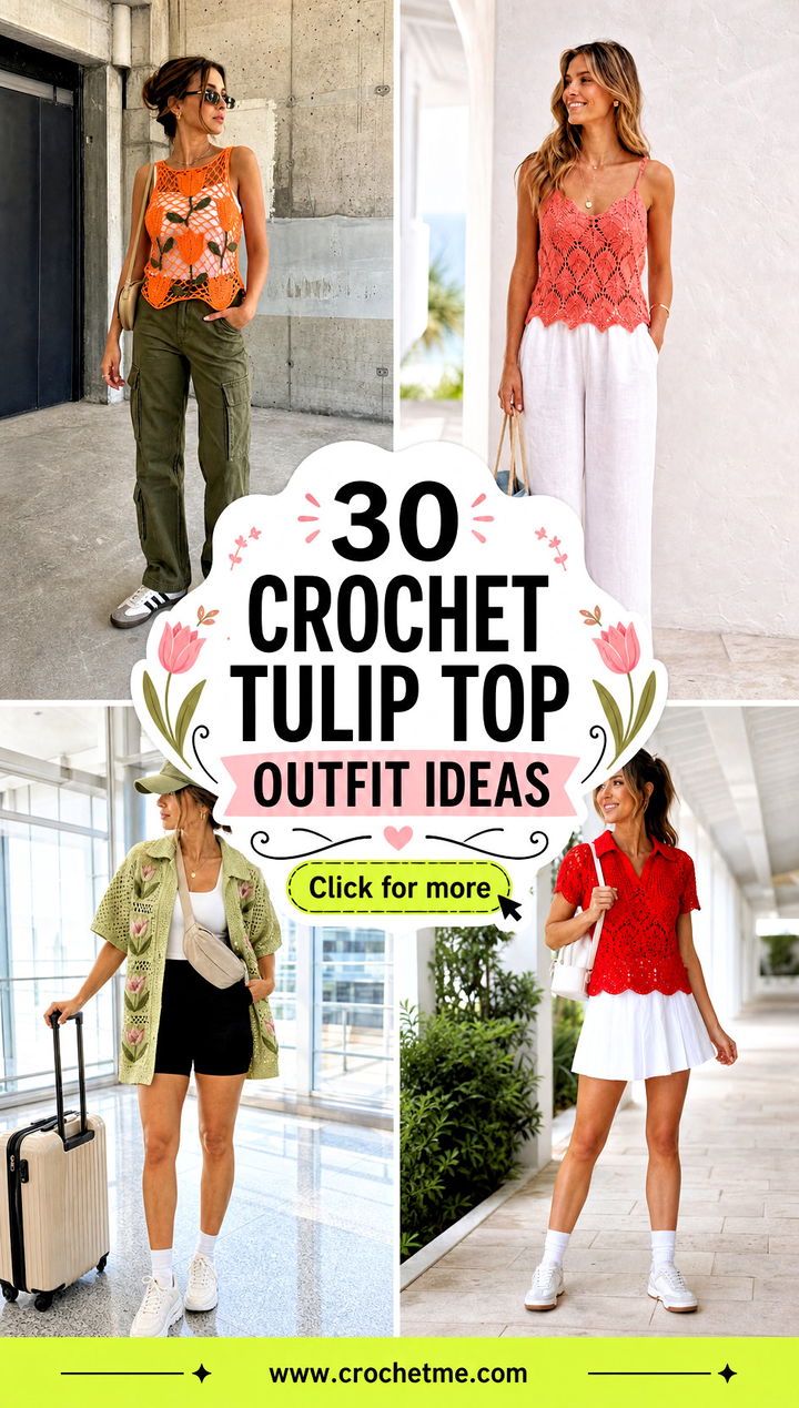 30 crochet tulip top outfit ideas - 30 crochet tulip top outfit ideas