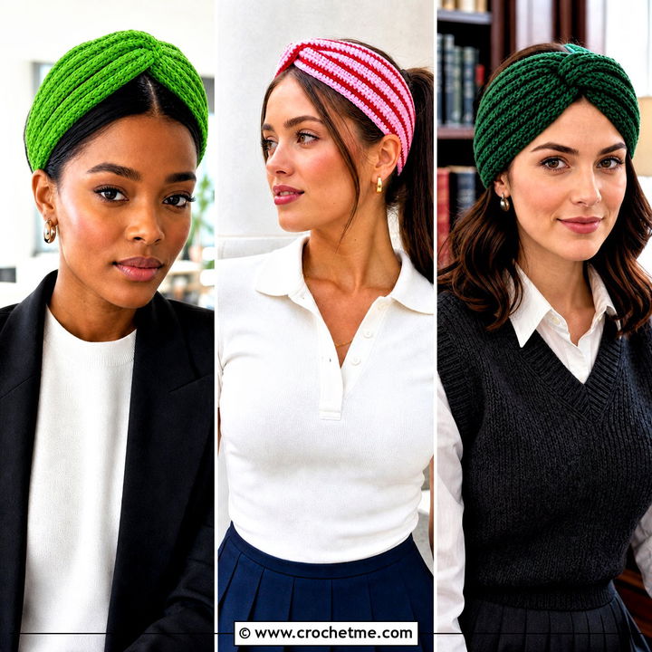 30 Crochet Twist Headband Outfit Ideas for Cozy Everyday Style