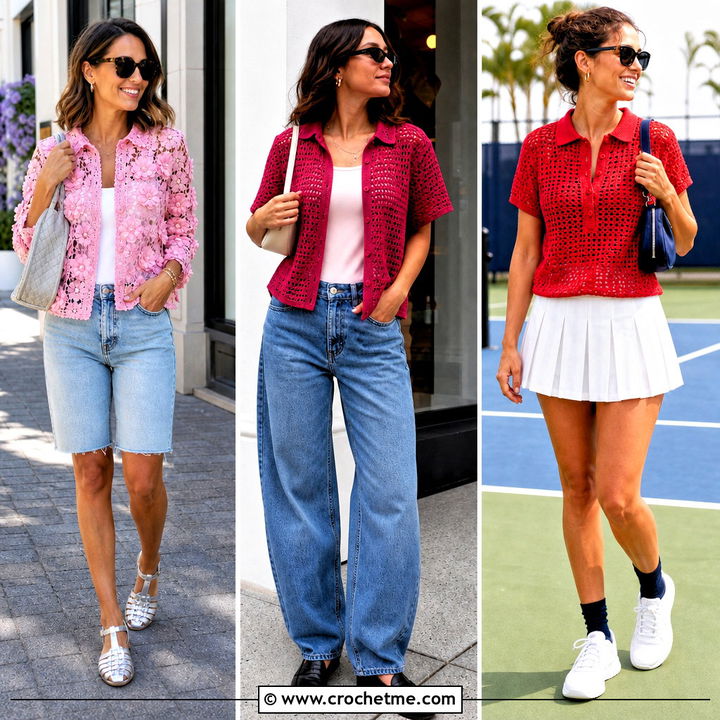 30 Crochet Unisex Shirt Outfit Ideas for Easy Summer Style