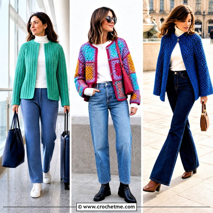 30 Crochet Winter Jacket Outfit Ideas for Cozy Cold-Weather Style
