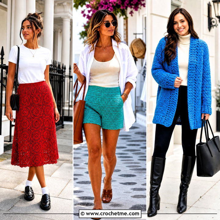30 Cute Crochet Clothing and Outfit Ideas for Fresh Style