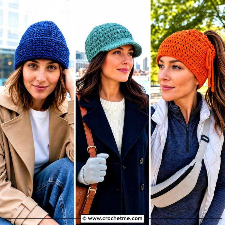 30 Double Crochet Hat Outfit Ideas for Cozy Handmade Style