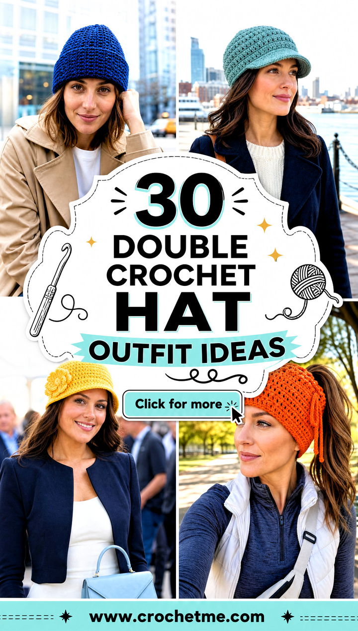 30 double crochet hat outfit ideas - 30 double crochet hat outfit ideas