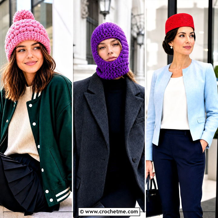 30 Easy Crochet Winter Hat Outfit Ideas for Cozy Style
